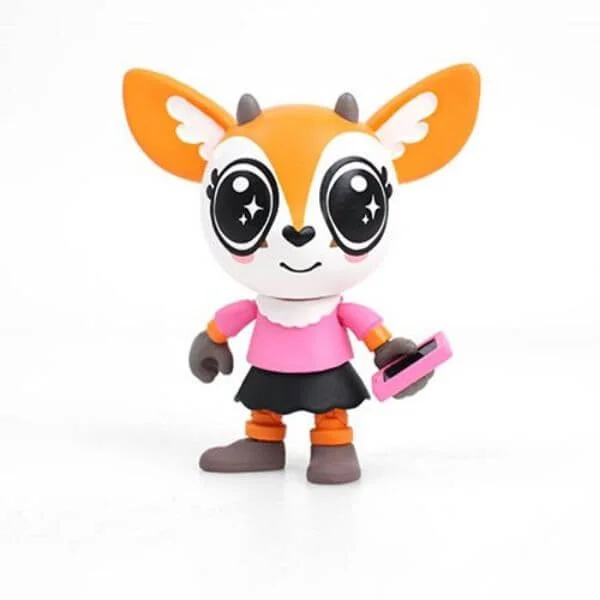 Aggretsuko Tsunoda Actie Vinylfiguur Afbeelding 1