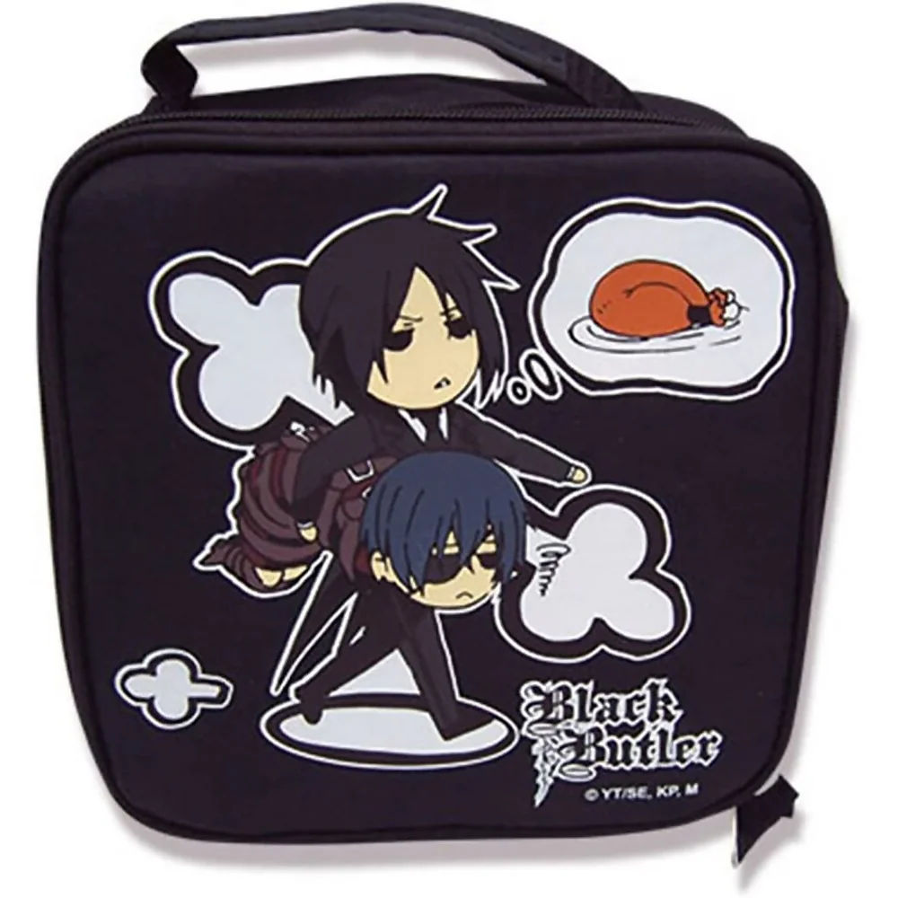 Black Butler Characters Soft Tote Lunch Box Afbeelding 1