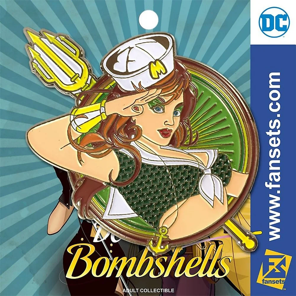 DC Bombshells Mera Badge Pin Afbeelding 1