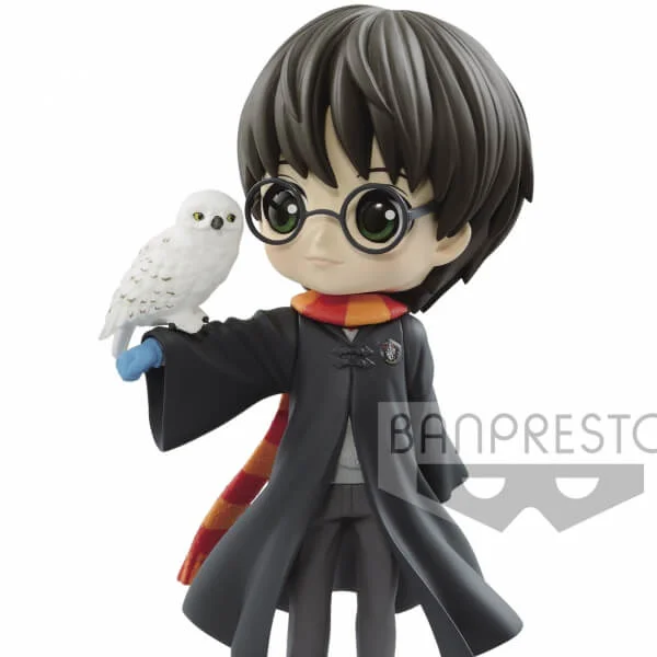 Harry Potter met Hedwig Lichte Kleurenversie Q Posket Beeldje Afbeelding 1