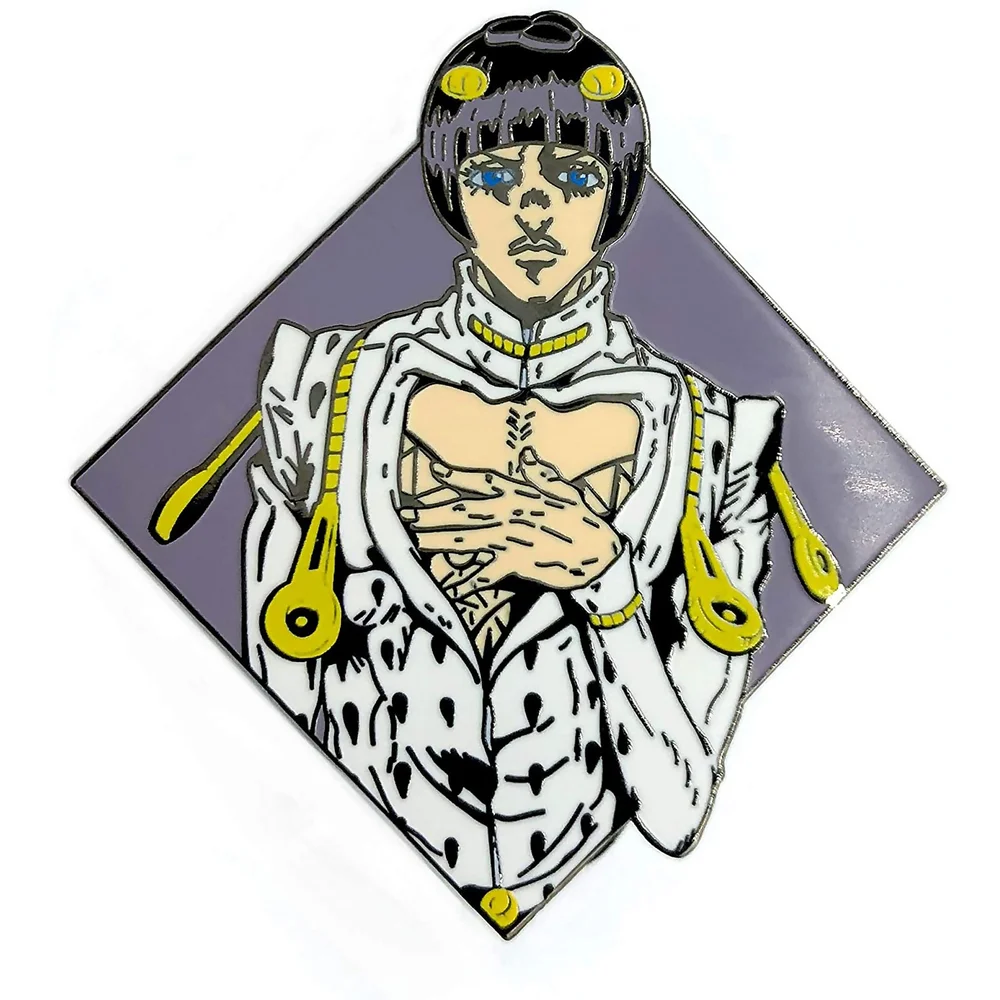 Jojo's Bizarre Adventure Diamanten Bruno Bucciarati Emaille Speld Afbeelding 1