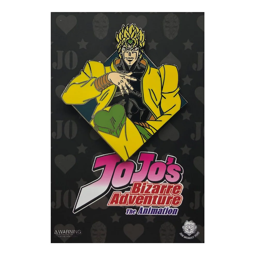 Jojo's Bizarre Adventure Diamant DIO Emaille Speld Afbeelding 1