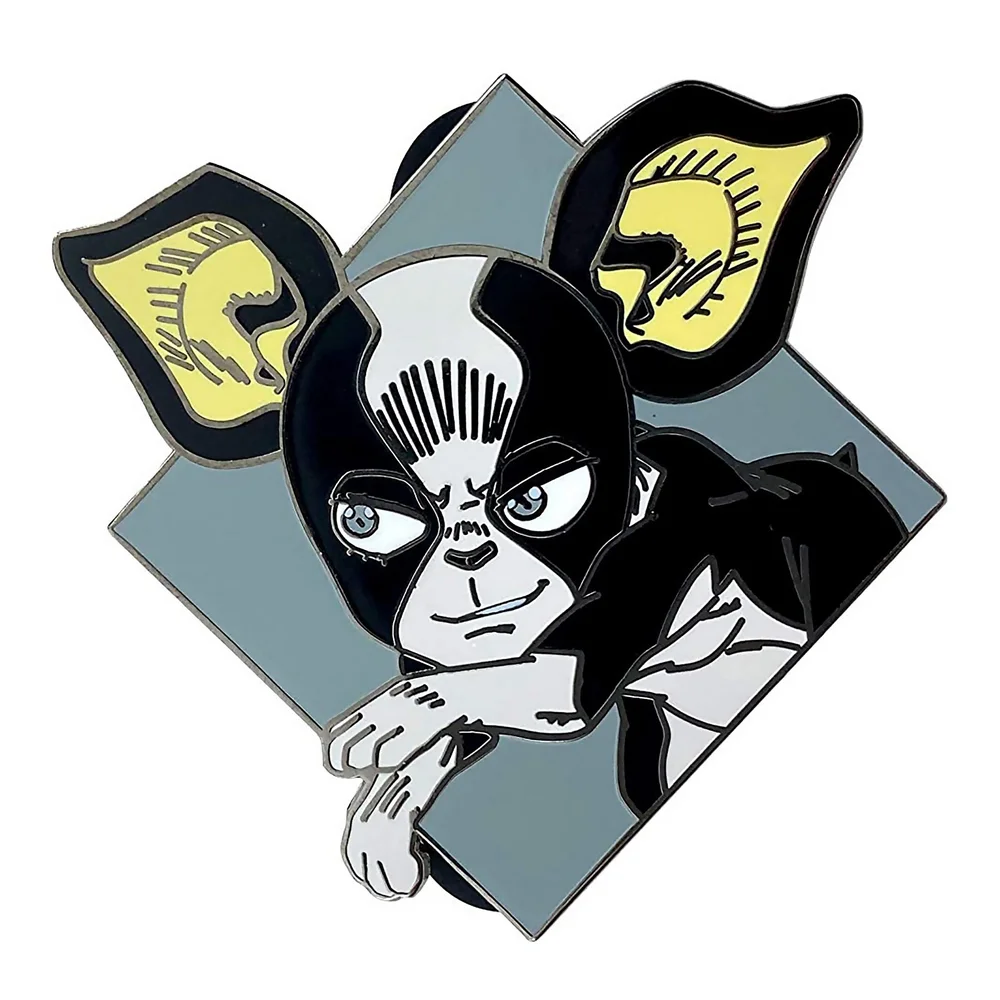 Jojo's Bizarre Adventure Diamond Iggy Enamel Pin Afbeelding 1
