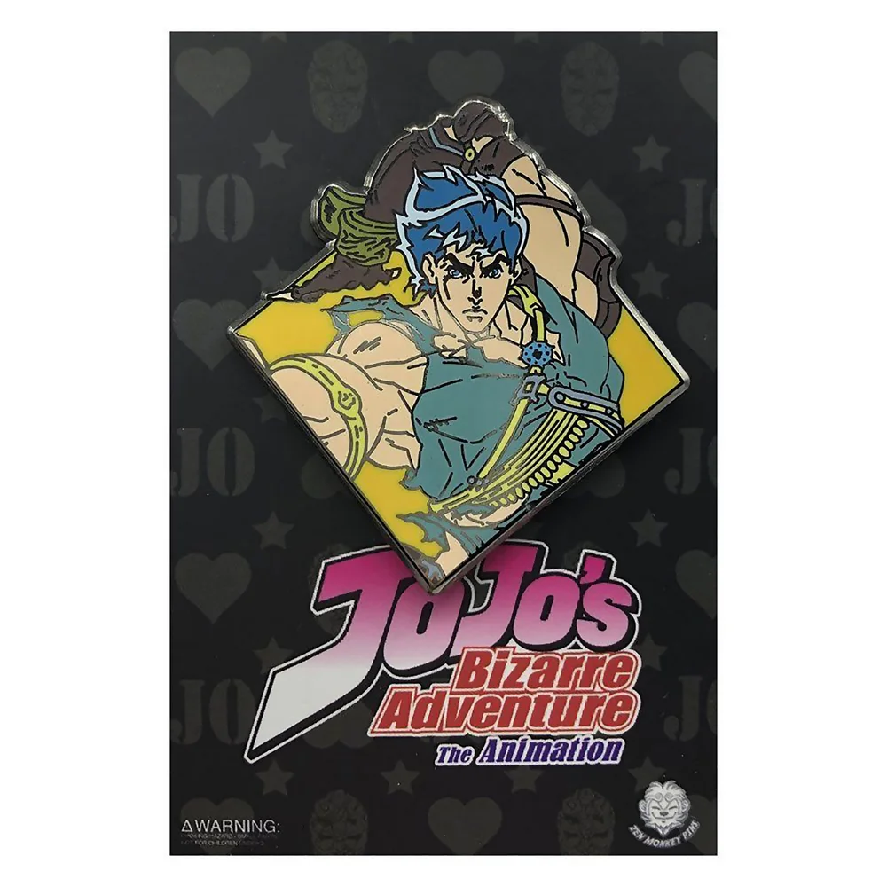 Jojo's Bizarre Adventure Diamant Jonathan Joestar Emaille Speld Afbeelding 1