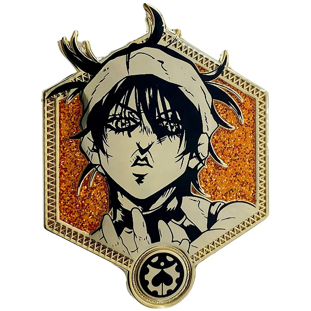 Jojo's Bizarre Adventure Gouden Narancia Emaille Speld Afbeelding 1