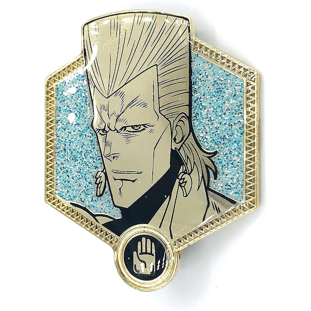 Jojo's Bizarre Adventure Gouden Polnareff Emaille Speld Afbeelding 1
