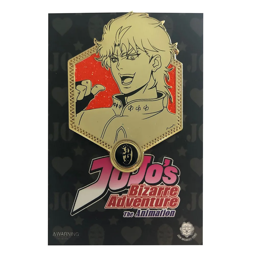 Jojo's Bizarre Adventure Gouden Jonge Dio Emaille Speld Afbeelding 1