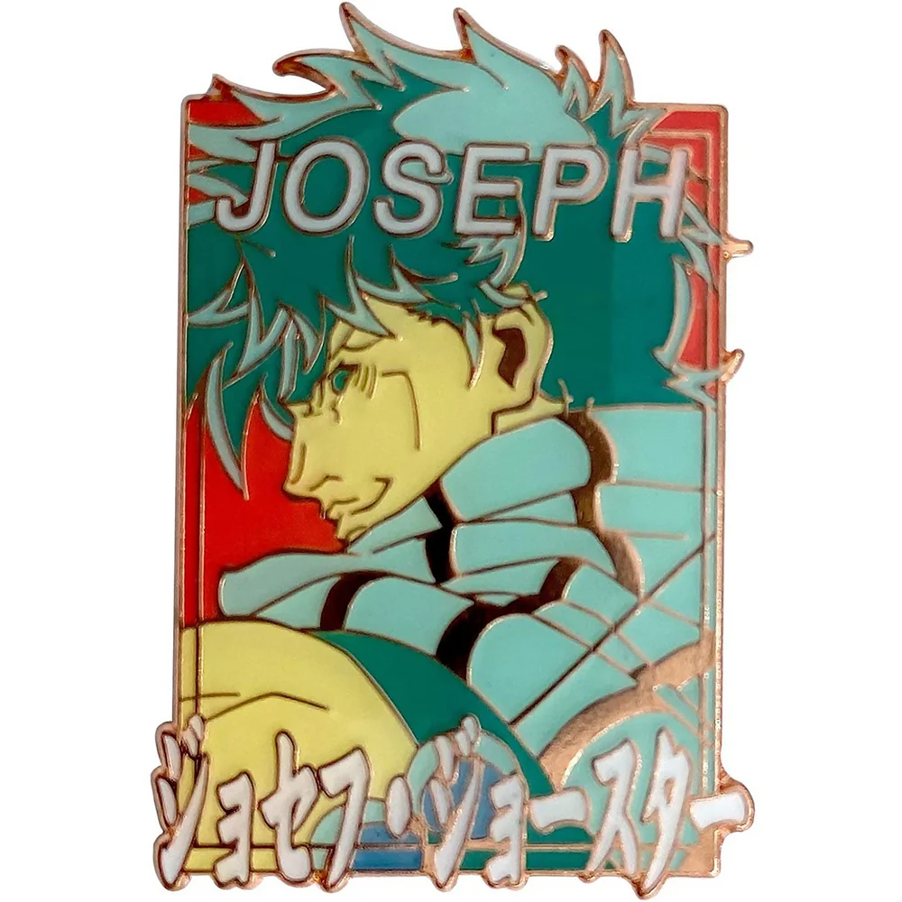Jojo's Bizarre Adventure Pastel Joseph Emaille Speld Afbeelding 1
