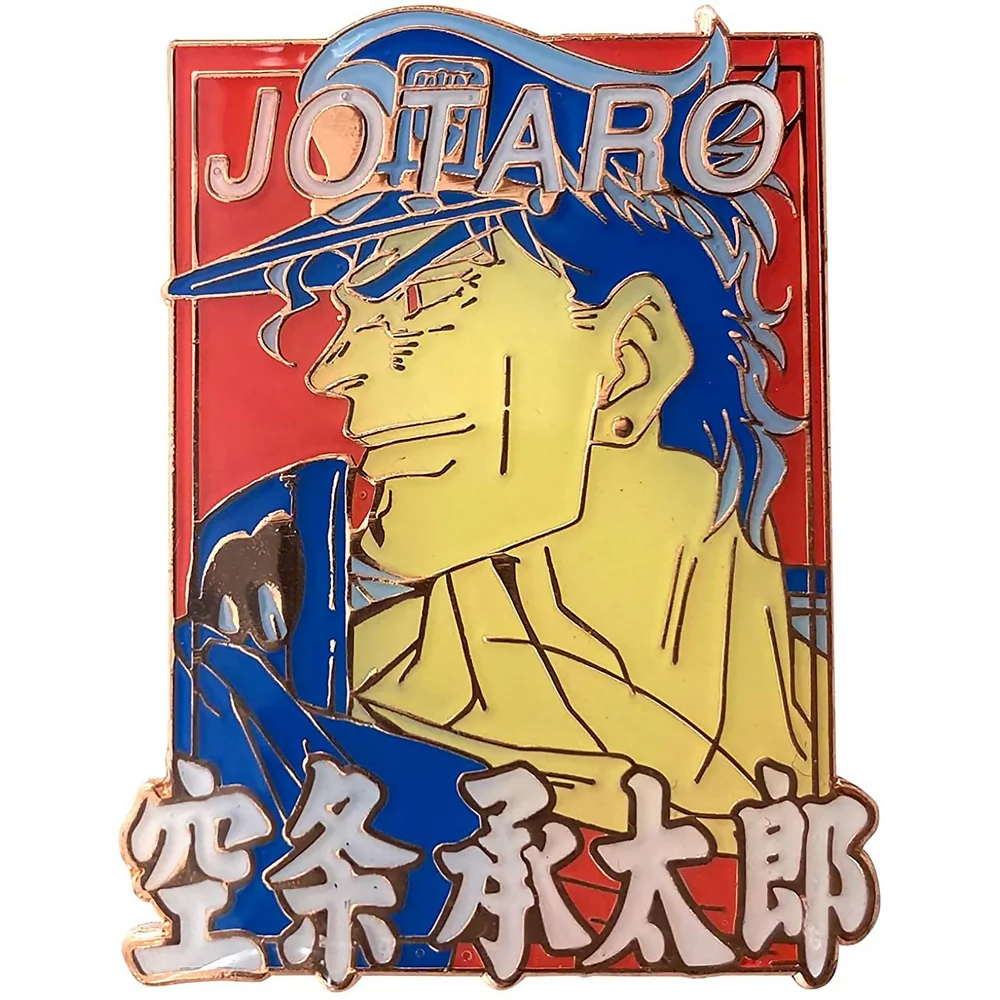 Jojo's Bizarre Adventure Pastel Jotaro Emaille Speld Afbeelding 1