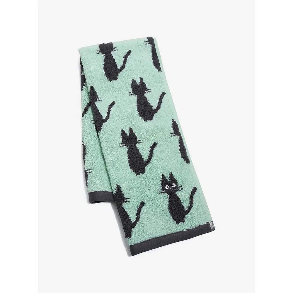 Kiki's Delivery Service Jiji Silhouette Wash Towel Afbeelding 1