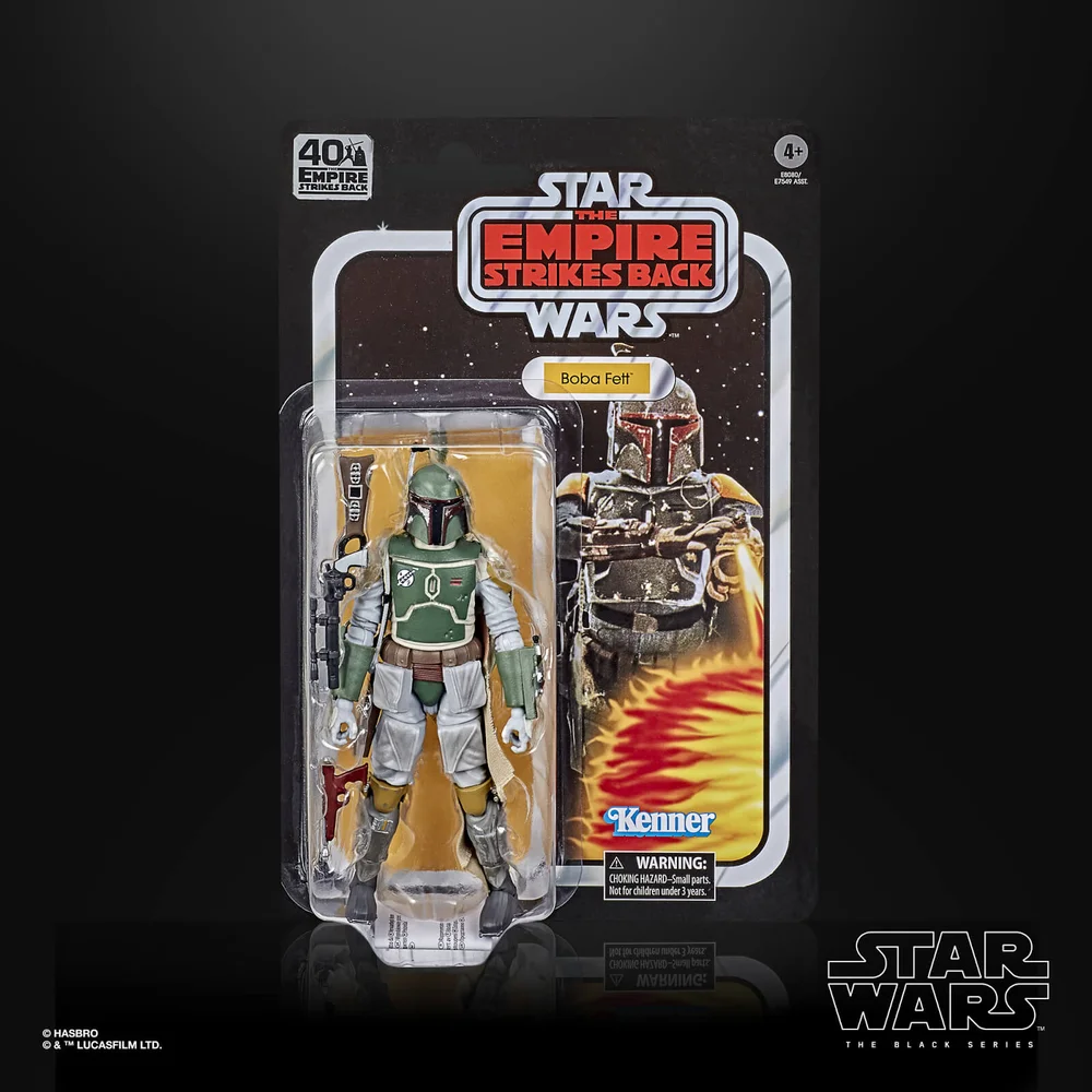 Hasbro De Zwarte Serie Star Wars 40e Jubileum Empire Strikes Back Boba Fett Actiefiguur Afbeelding 1