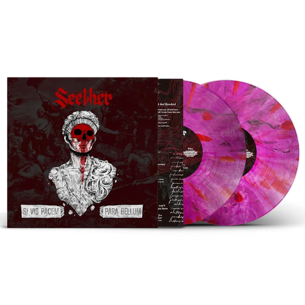 Seether - SI VIS PACEM PARA BELLUM Roze met rode spetters 2LP Afbeelding 1