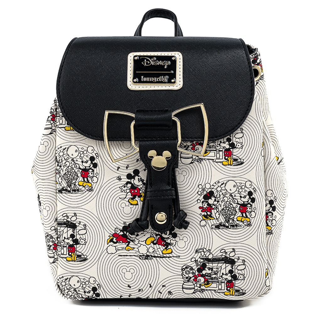 Loungefly Disney Minnie Mickey Strik Hardware Aop Rugzak Afbeelding 1
