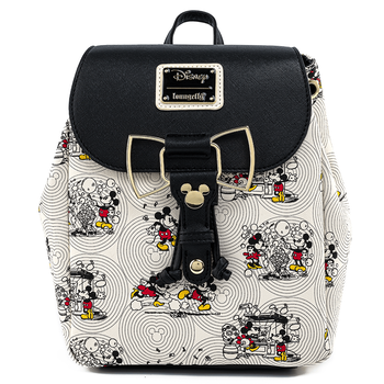 Loungefly Disney Minnie Mickey Strik Hardware Aop Rugzak