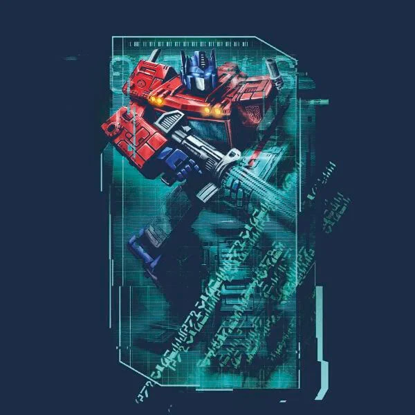 Transformers Optimus Prime Tech Women's T-Shirt - Blauw