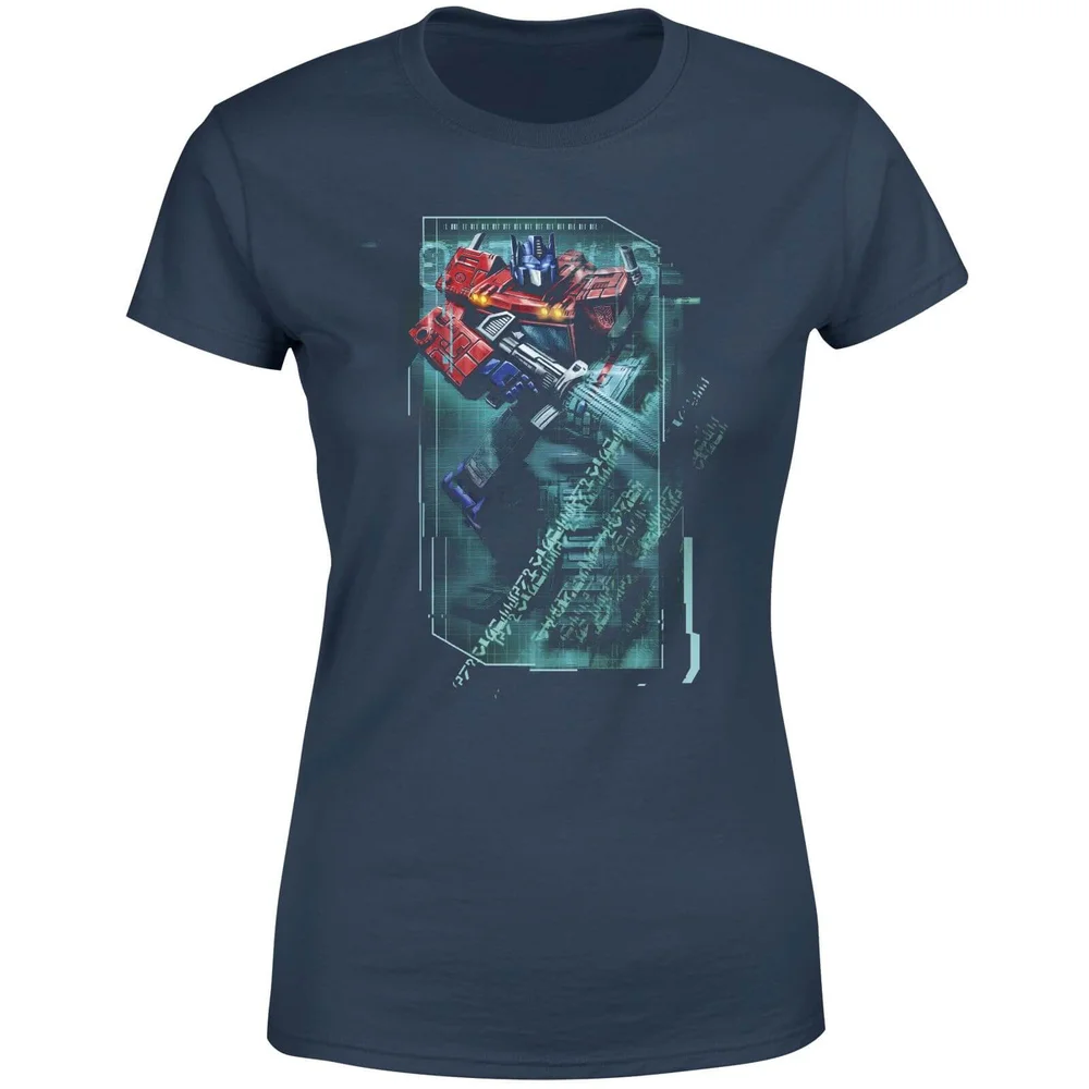 Transformers Optimus Prime Tech Women's T-Shirt - Blauw - XS Afbeelding 1