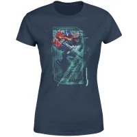 Transformers Optimus Prime Tech Women's T-Shirt - Blauw - undefined undefined