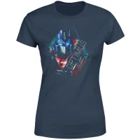 Transformers Optimus Prime Glitch Women's T-Shirt - Blauw