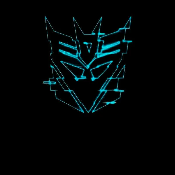 Transformers Decepticon Glitch Unisex T-Shirt - Zwart