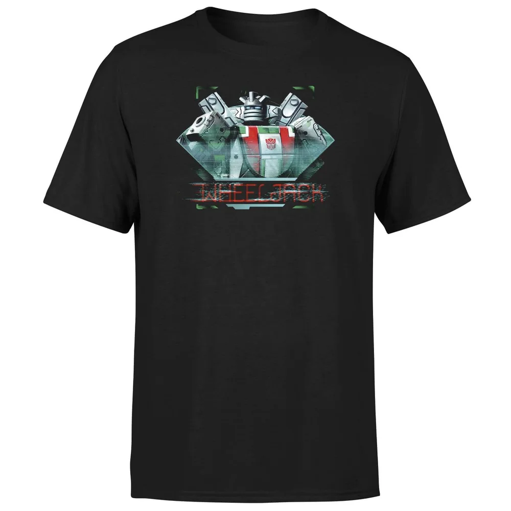 Transformers Wheeljack Glitch Unisex T-Shirt - Zwart - S Afbeelding 1