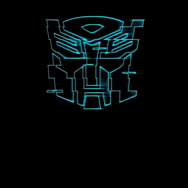 Transformers Autobot Glitch Unisex T-Shirt - Zwart