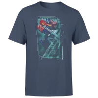 Transformers Optimus Prime Tech Unisex T-Shirt - Blauw
