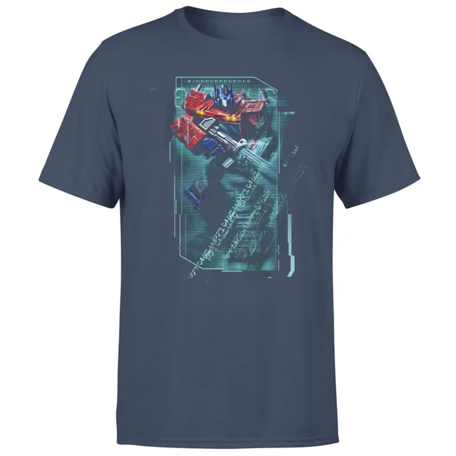 Transformers Optimus Prime Tech Unisex T-Shirt - Blauw