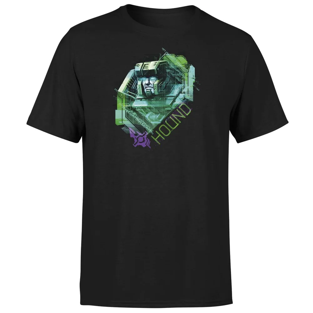 Transformers Hound Glitch Unisex T-Shirt - Zwart - S Afbeelding 1