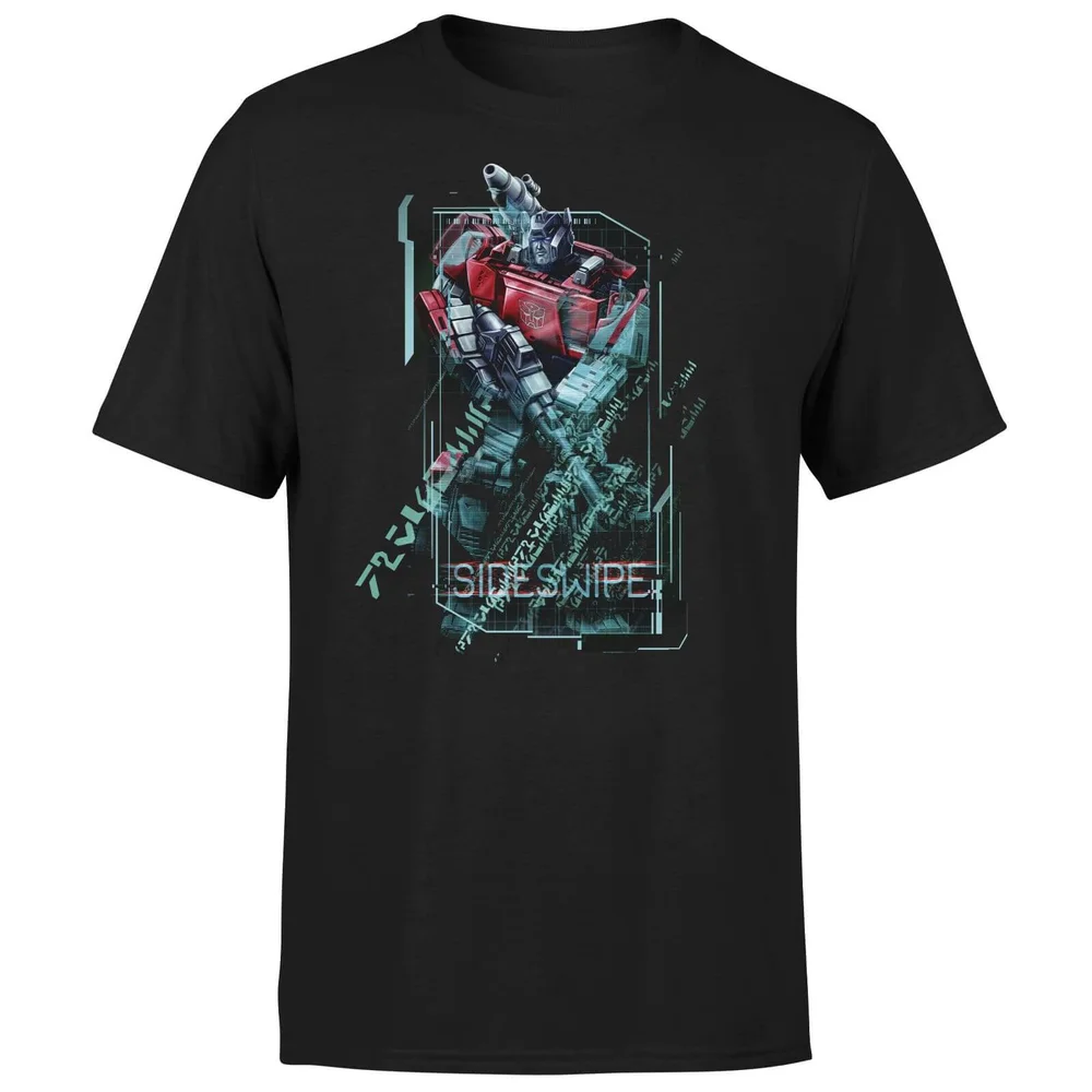 Transformers Sideswipe Tech Unisex T-Shirt - Zwart - S Afbeelding 1