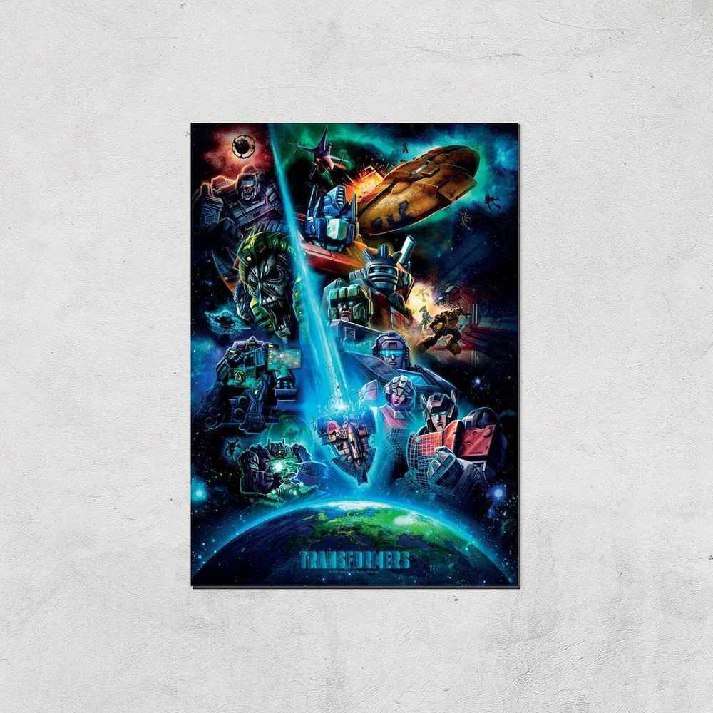 Transformers Earthrise A2 Giclee Art Print - A2 - Print Only Afbeelding 1