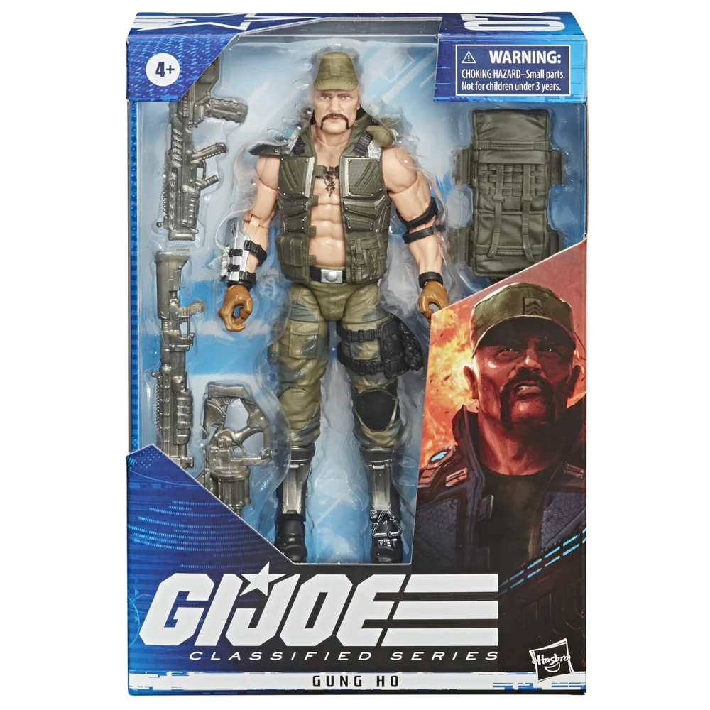 Hasbro G.I. Joe Geclassificeerde Serie Gung Ho Actiefiguur Afbeelding 1