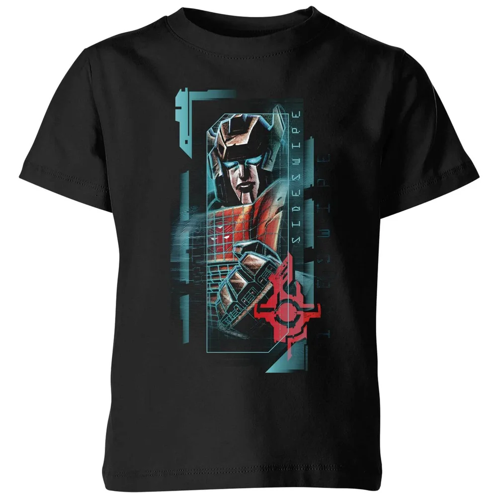 Transformers Sideswipe Glitch Kids' T-Shirt - Zwart - 98/104 (3-4 jaar) Afbeelding 1