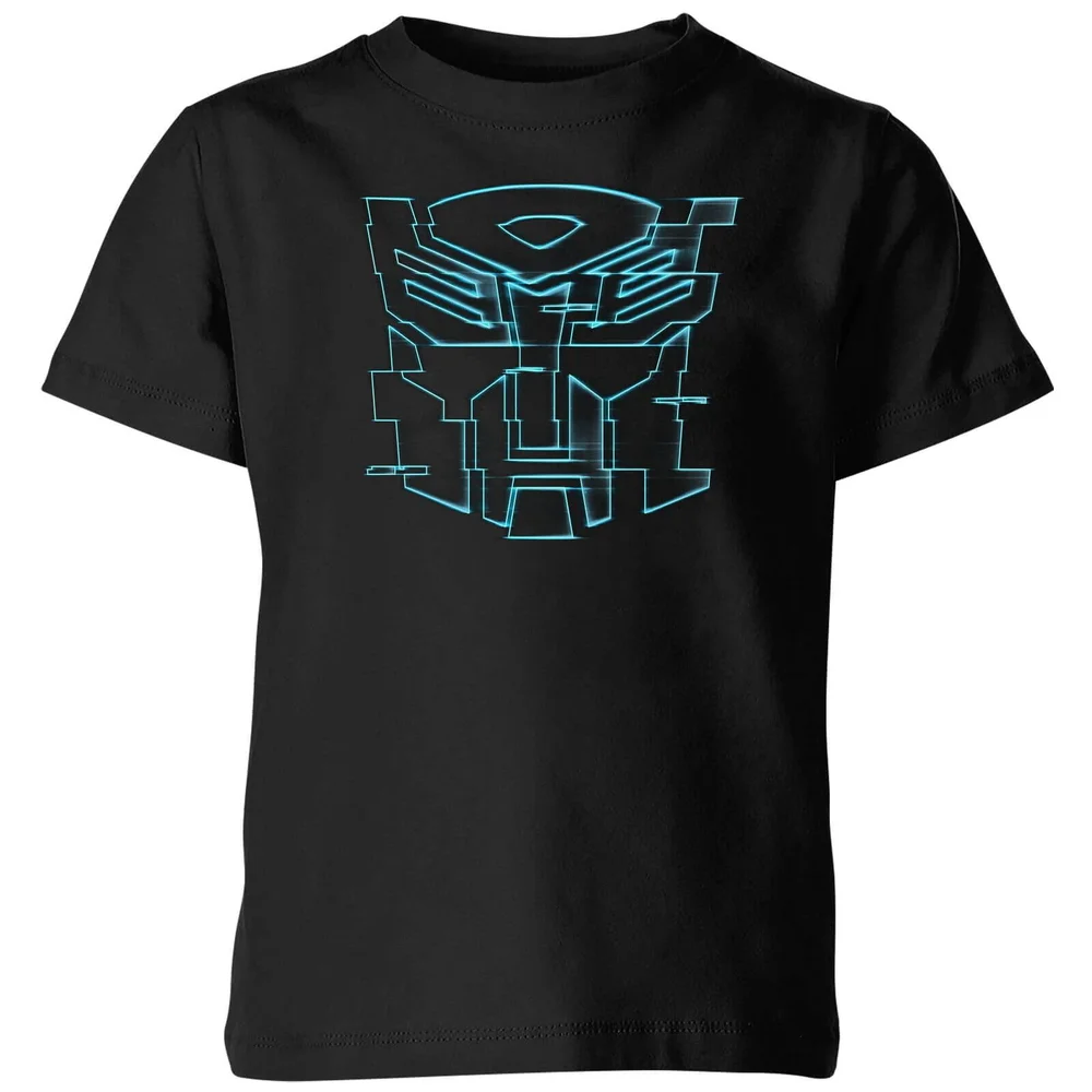 Transformers Autobot Glitch Kids' T-Shirt - Zwart - 98/104 (3-4 jaar) Afbeelding 1