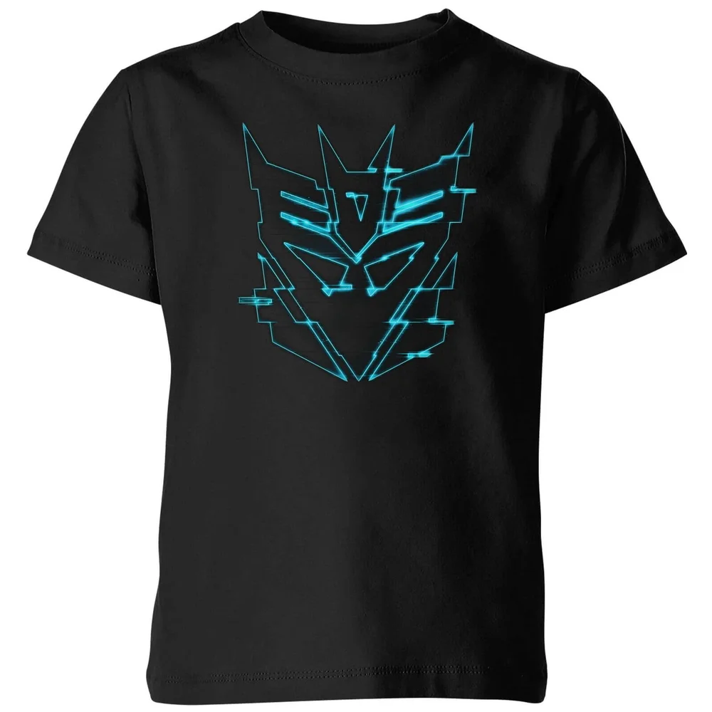 Transformers Decepticon Glitch Kids' T-Shirt - Zwart - 98/104 (3-4 jaar) Afbeelding 1