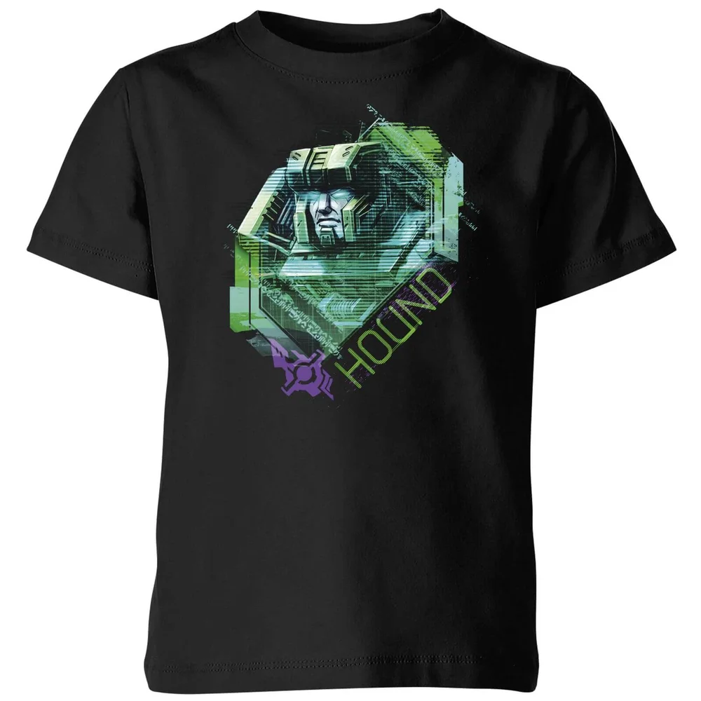 Transformers Hound Glitch Kids' T-Shirt - Zwart - 98/104 (3-4 jaar) Afbeelding 1