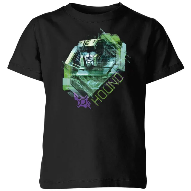 Transformers Hound Glitch Kids' T-Shirt - Zwart