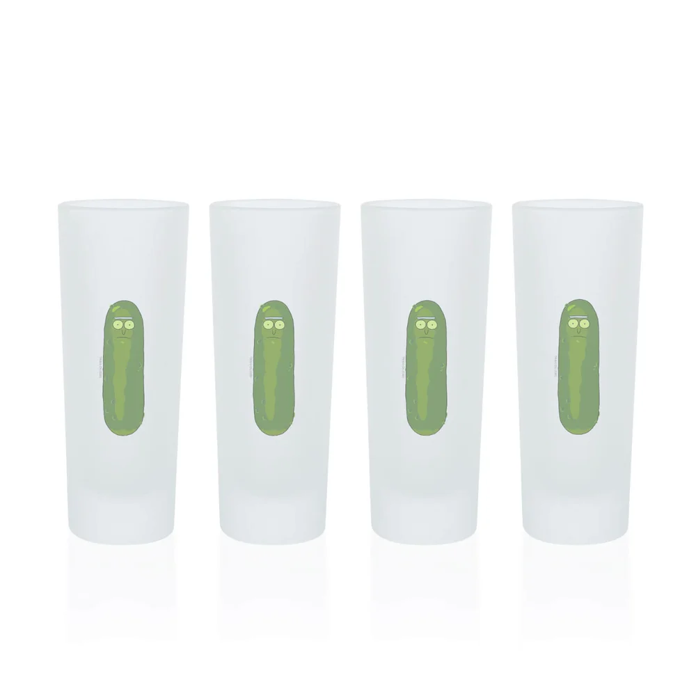Pickle Rick Shot Glasses - Set of 4 Afbeelding 1