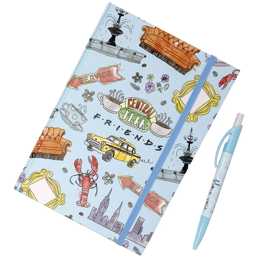 Friends Notebook and Pen Set Afbeelding 1