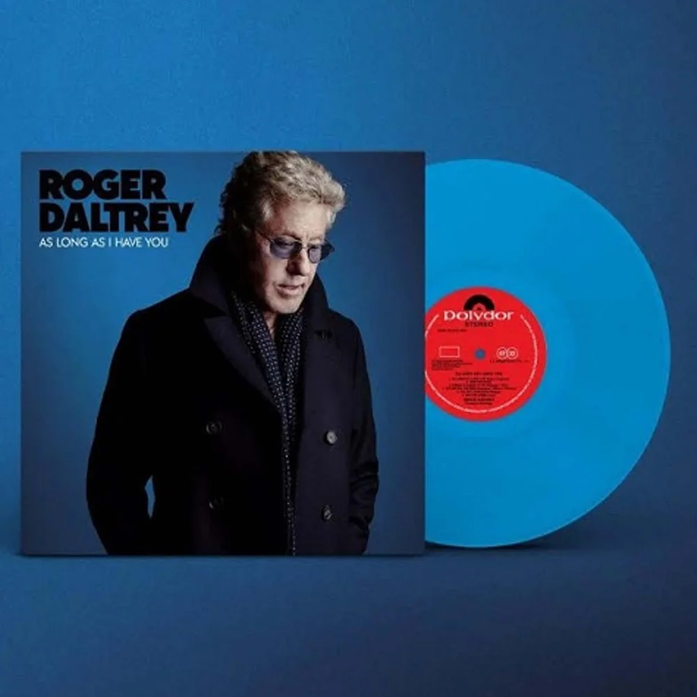 Roger Daltrey (van The Who) - As Long As I Have You Gekleurde Limited Edition Blauwe LP Afbeelding 1