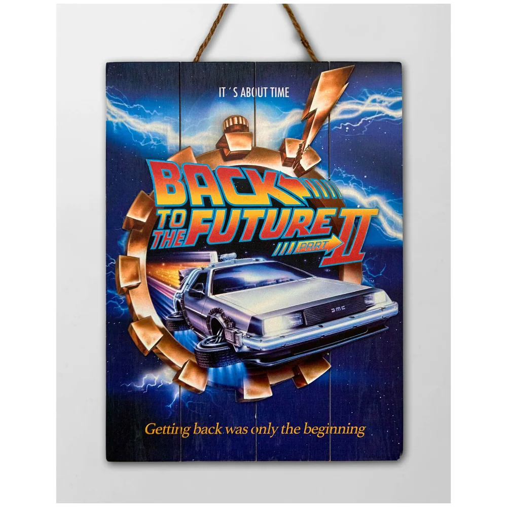 Doctor Collector Back to the Future II WoodArts 3D Print Afbeelding 1