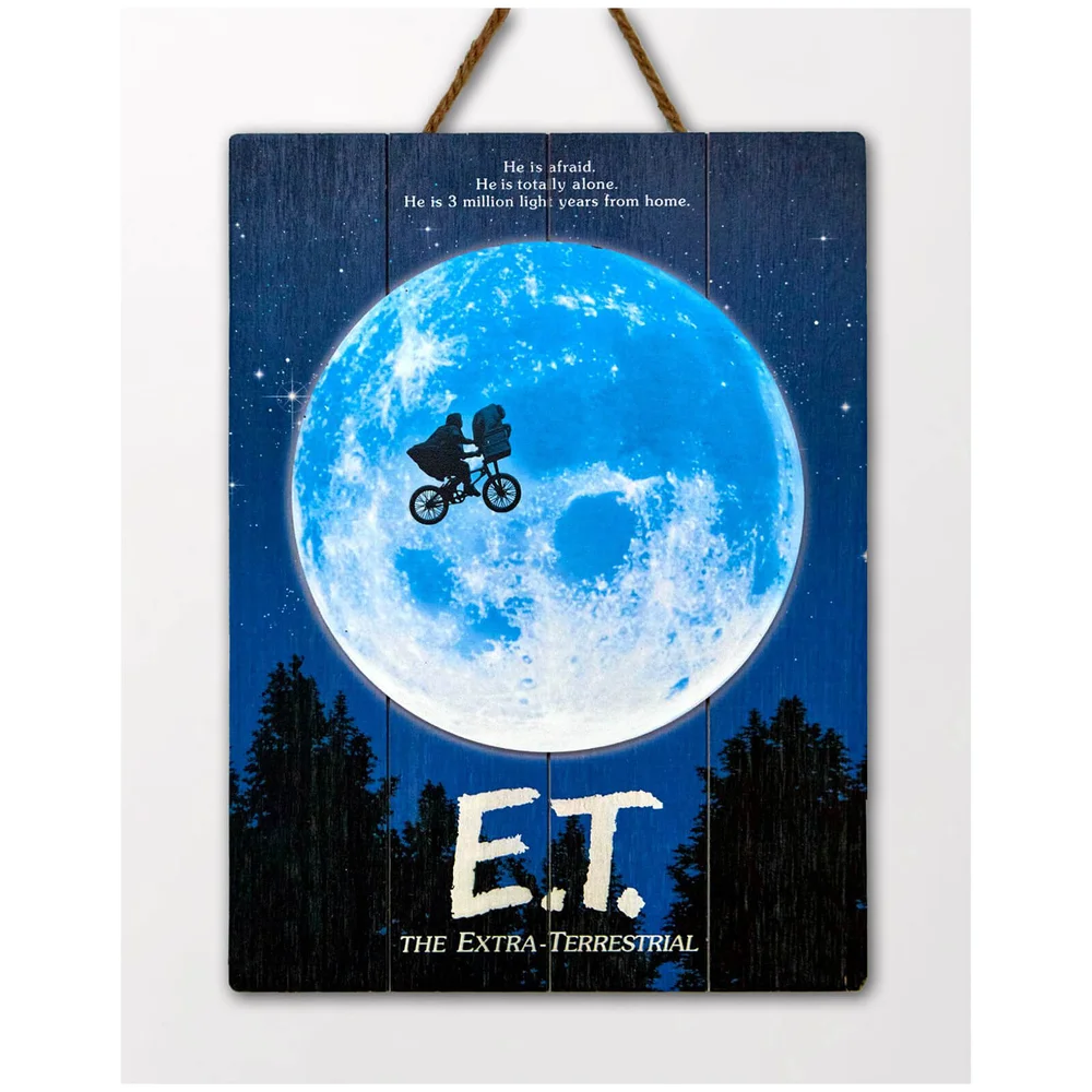 Doctor Collector E.T. De Extra Terrestrial WoodArts 3D Print Afbeelding 1