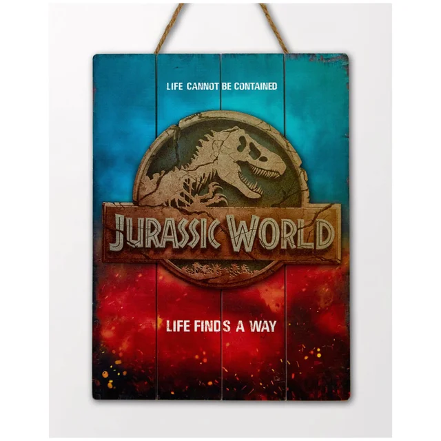 Arts verzamelaar Jurassic World leven vindt een weg WoodArts 3D Print