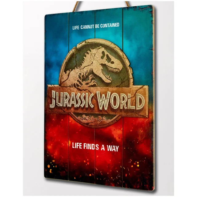 Arts verzamelaar Jurassic World leven vindt een weg WoodArts 3D Print