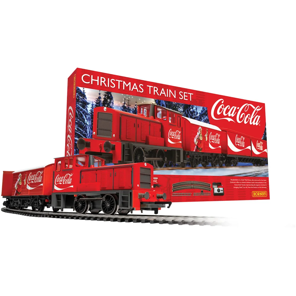 De Coca Cola Kerst Model Trein Set Afbeelding 1