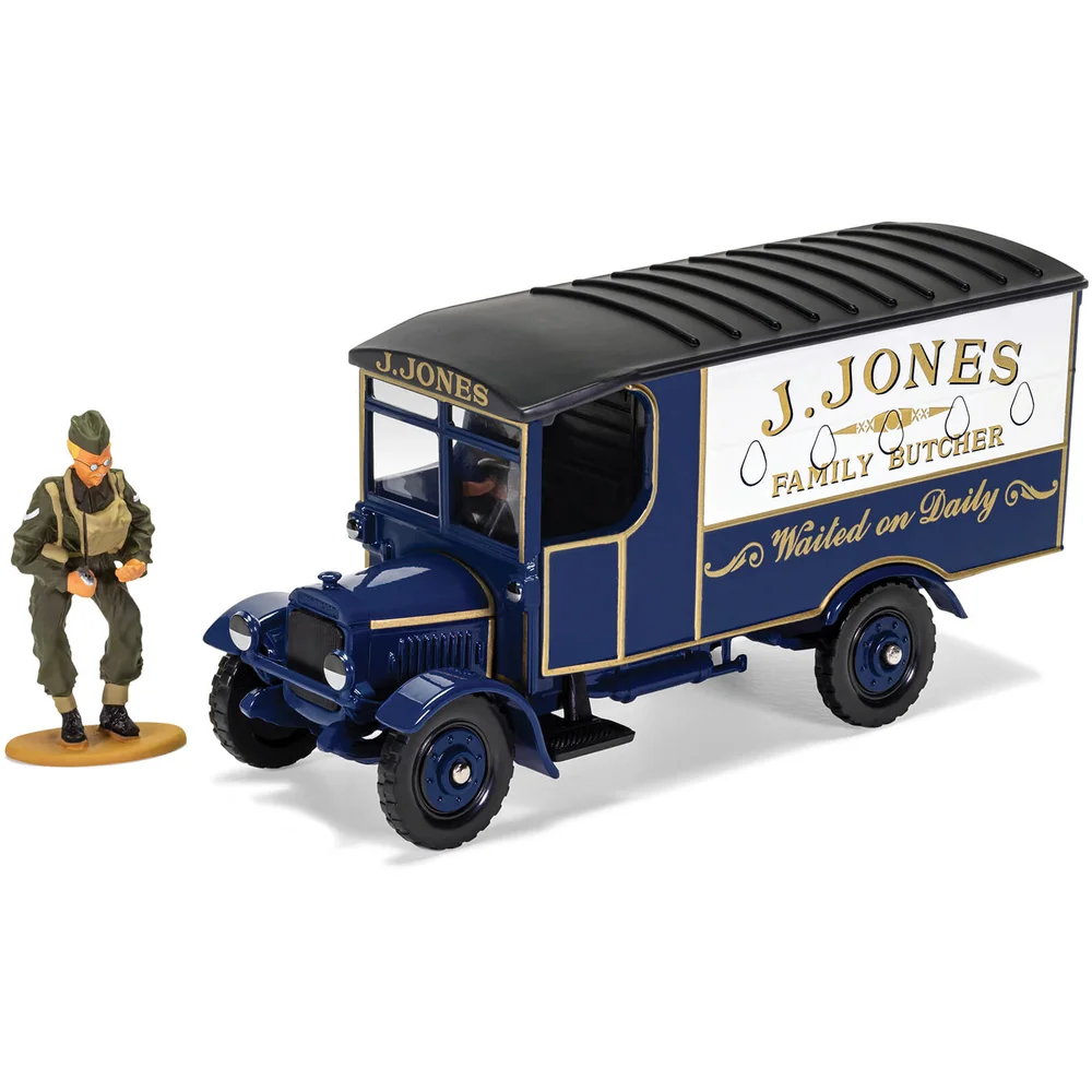 Dads Army TV Series J. Jones Thornycroft Van and Mr Jones Figure Model Set - Scale 1:50 Afbeelding 1