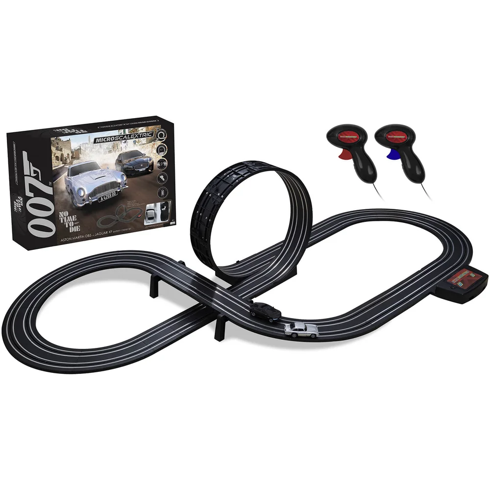 Micro Scalextric James Bond 'No Time To Die' Race Set op batterijen Afbeelding 1
