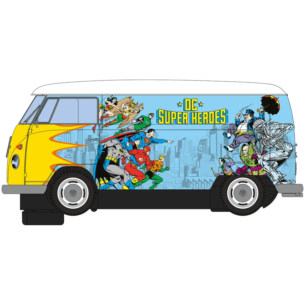 Scalextric VW Gesloten bestelwagen T1b - DC Comics - Schaal 1:32 Afbeelding 1