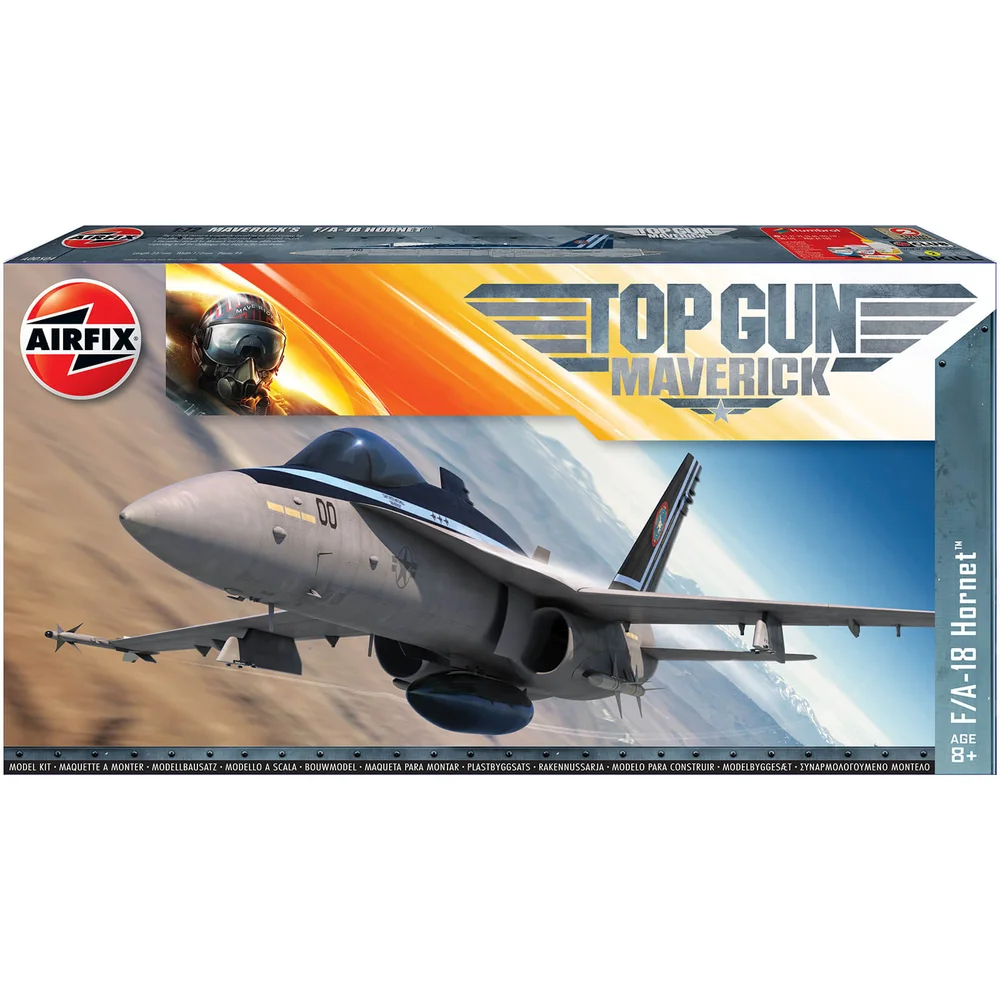 Top Gun Maverick's F-18 Hornet Plastic Modelbouwpakket - Schaal 1:72 Afbeelding 1