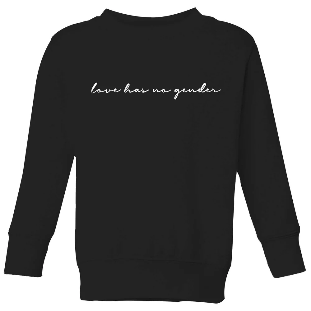 Miss Greedy Love Has No Gender Kids' Sweatshirt - Black - 98/104 (3-4 jaar) Afbeelding 1