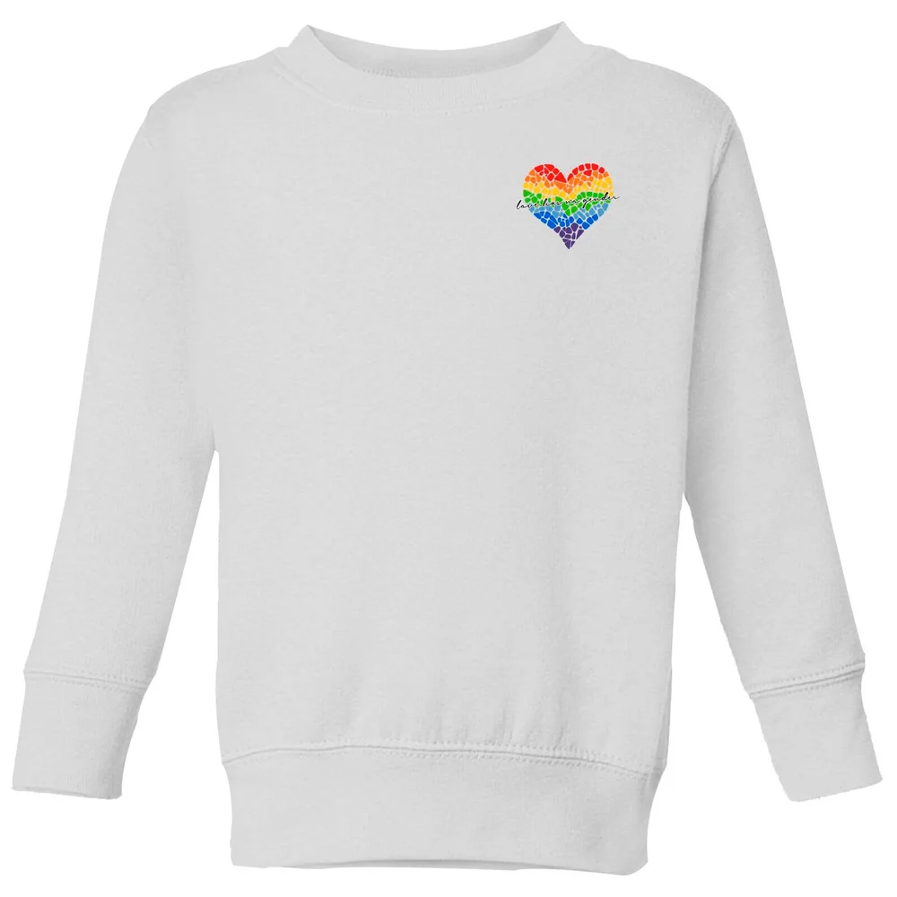 Miss Greedy Love Has No Gender Kids' Sweatshirt - White - 98/104 (3-4 jaar) Afbeelding 1